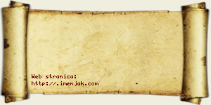 Emilija Jerković vizit kartica